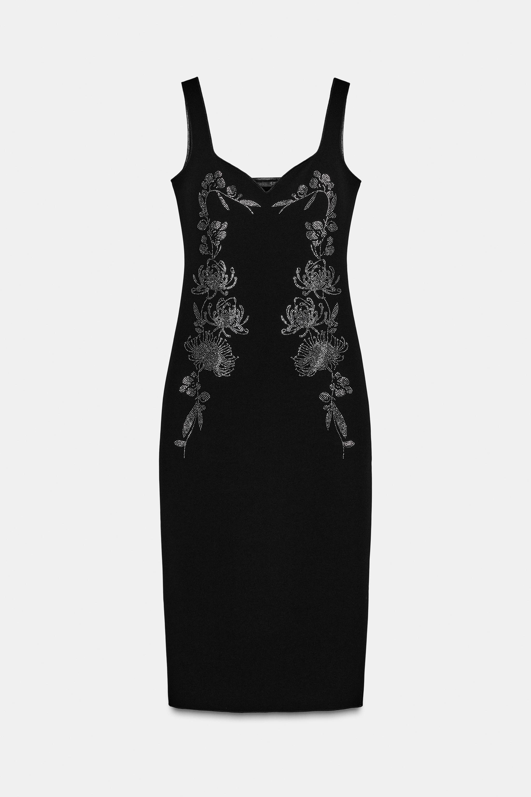 ROBE MI-LONGUE STRETCH BRILLANTE